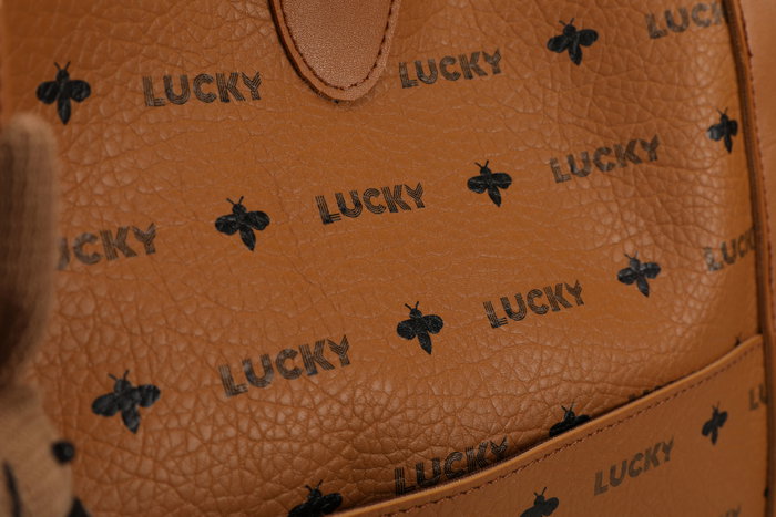 Lucky Bees Bolso Tote Mostaza